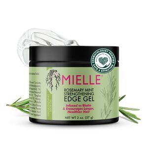 Mielle Rosemary Mint Strengthening Edge Gel 2oz – Biotin, Shine & Hold, New